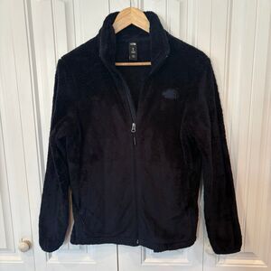 The North Face Navy Fleece‎ Zip Up Jacket Size Medium